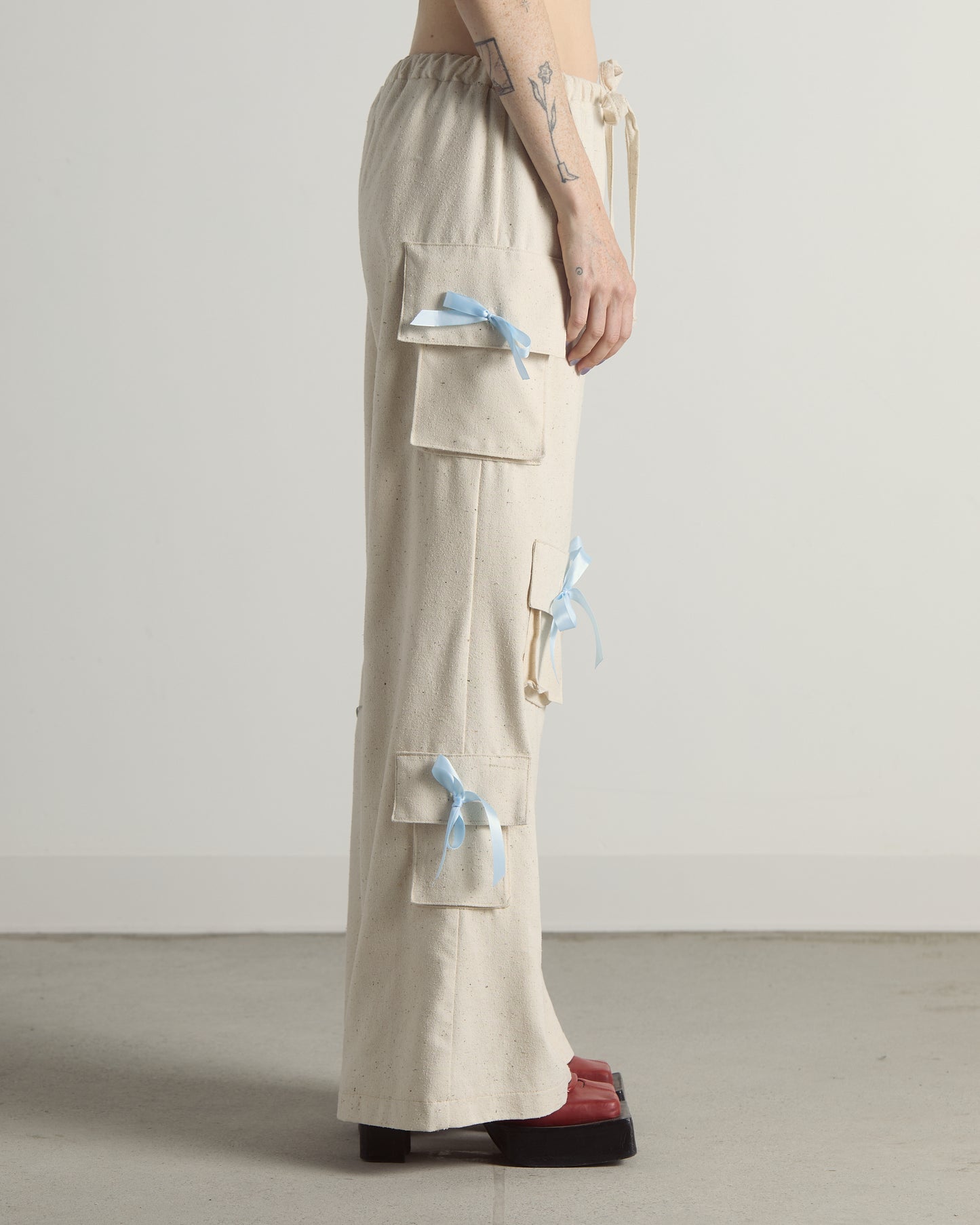 SILK NOIL PLENTY POCKET PANT