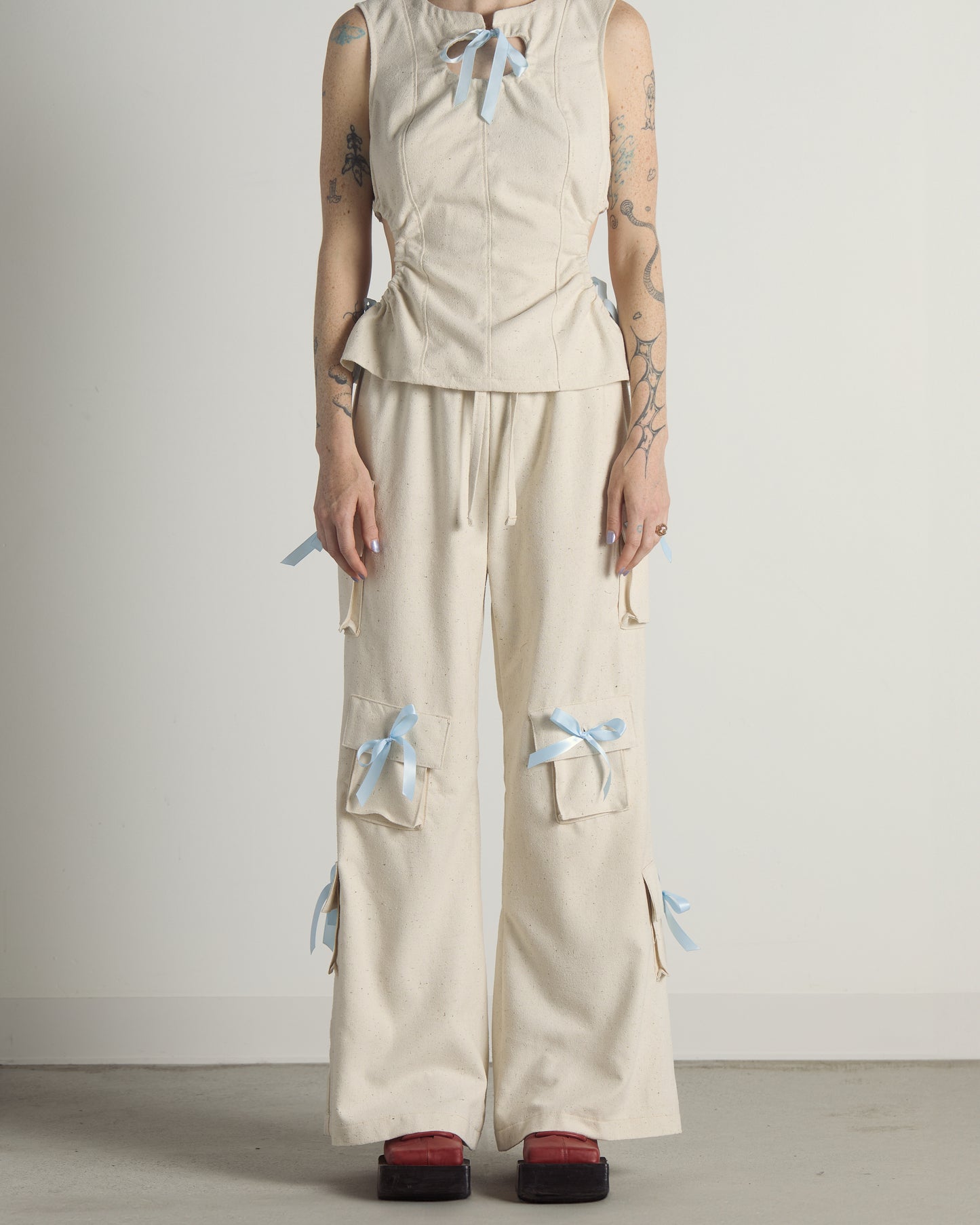 SILK NOIL PLENTY POCKET PANT
