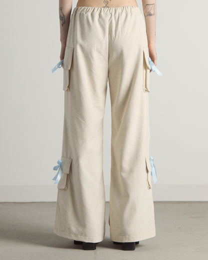 SILK NOIL PLENTY POCKET PANT